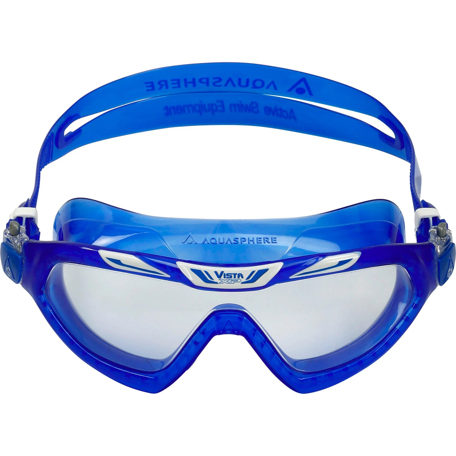 AQUASPHERE Vista XP Lens Clear Schwimmbrille Blau Weiß 4 AQUASPHERE Vista XP Lens Clear Schwimmbrille Blau Weiß – Bild 2