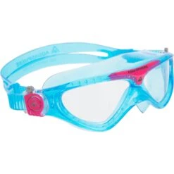 AQUASPHERE Vista Jr Clear Lenses Schwimmbrille Türkis Pink -Schwimmausrüstung 67572992639c Aquasphere VISTA JUNIOR LENSES CLEAR turquoise pink
