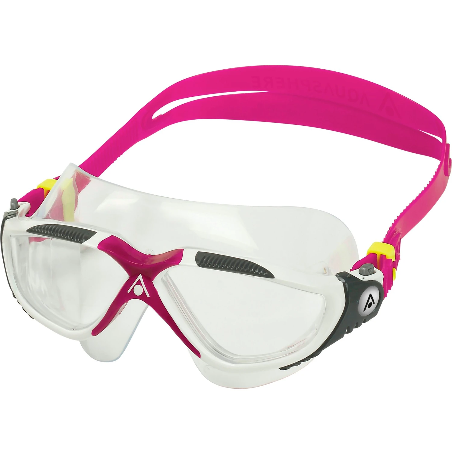 AQUASPHERE Vista Lens Clear Schwimmbrille White Raspberry 3 AQUASPHERE Vista Lens Clear Schwimmbrille White Raspberry