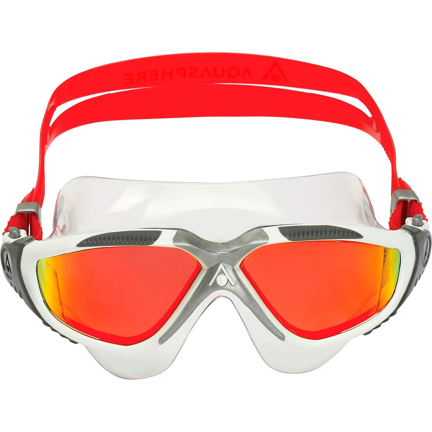 AQUASPHERE Vista Lens Red Titanium Mirror Schwimmbrille Weiß 4 AQUASPHERE Vista Lens Red Titanium Mirror Schwimmbrille Weiß – Bild 2
