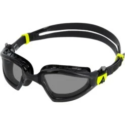 AQUASPHERE Kayenne Pro Black Lens Photochromatic Schwimmbrille Black Bright Yellow