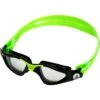 AQUASPHERE Kayenne Jr Lens Clear Schwimmbrille Kinder Black Bright Green -Schwimmausrüstung 67572998132a Aquasphere KAYENNE JR LENS CLEAR Schwimmbrille bla brig green