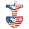 Badehose Wasserball Turbo USA Blau/rot -Schwimmausrüstung 730140 0708