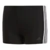 Adidas Fit 3S Kinder Badehose Schwarz/weiß