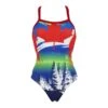 Badeanzug Miws Kanada Frau -Schwimmausrüstung bamucan