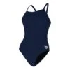 Michael Phelps Solid Mid Back 2020 Damen Badeanzug Dunkelblau -Schwimmausrüstung mp sw4250404 001