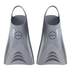 Flossen Zone3 Silikon V-FLEX Ergo Training Grau