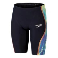 Speedo Fastskin LZR Pure Intent High Waist Jammer Badehose Schwarz/lila/blau