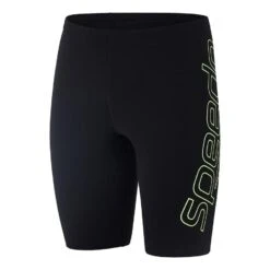 Speedo Boom Logo Placement Jammer Badehose Schwarz