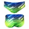 Wasserball-Hose Turbo Blu Flash Grün/blau/gelb -Schwimmausrüstung tb 730832 0006