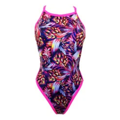 Turbo Revolution Onda Damen Badeanzug Pink/blau/lila