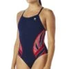 TYR Phoenix Diamondfit Damen Badeanzug Blau/rot -Schwimmausrüstung tyr dpx7a404 001
