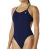TYR Durafast Elite Cutoutfit Damen Badeanzug Marineblau -Schwimmausrüstung tyr tfdus7a401 001